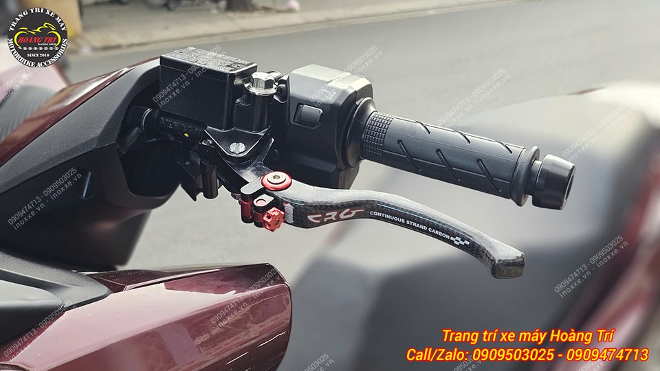 Tay thắng CRG Carbon lắp chuẩn xe  ADV 150/160, PCX 160, Vario 160 (2 đĩa)